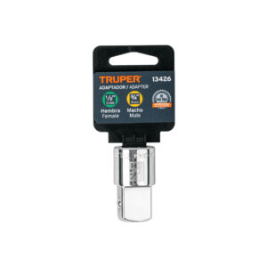 Adaptador para matraca de cuadro 1/2' a cuadro 3/4', TRUPER - Imagen 5