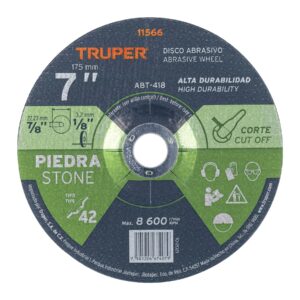 Alternative view of Disco Tipo 42 de 7' x 3.2 mm para corte de piedra, TRUPER