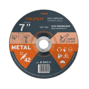 Alternative view of Disco Tipo 42 de 7' x 3.2 mm para corte de metal, TRUPER