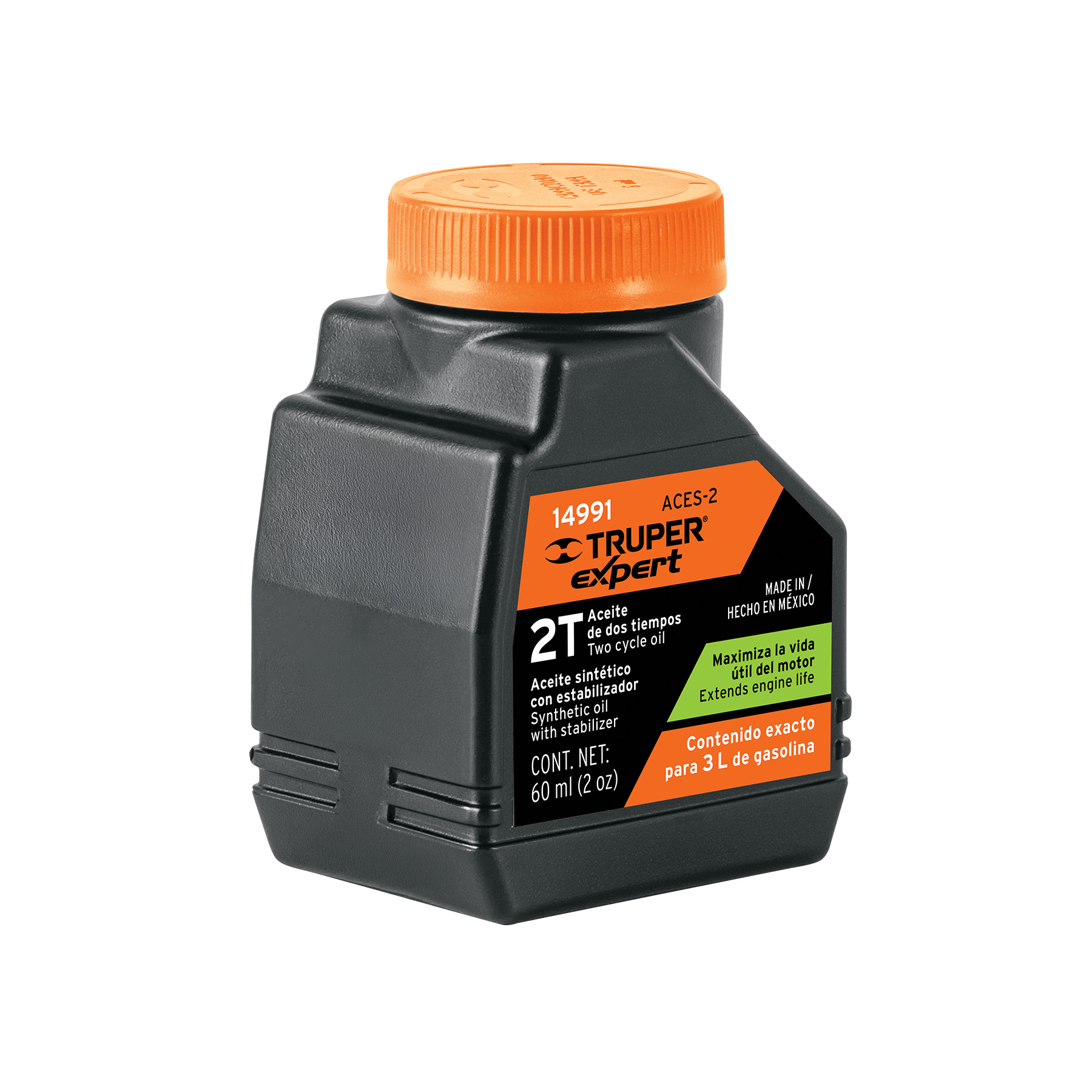 Aceite sintético para motor de 2 tiempos, 60 ml - Imagen 2