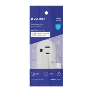 Adaptador con supresor de picos 270 joules, VOLTECK - Imagen 6