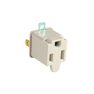 Adaptador 3 a 2, gris, a granel, VOLTECK - Imagen 2