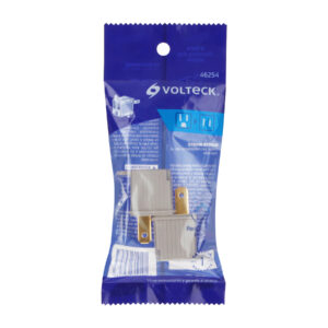 Bolsa con 2 adaptadores 3 a 2 grises, VOLTECK - Imagen 5