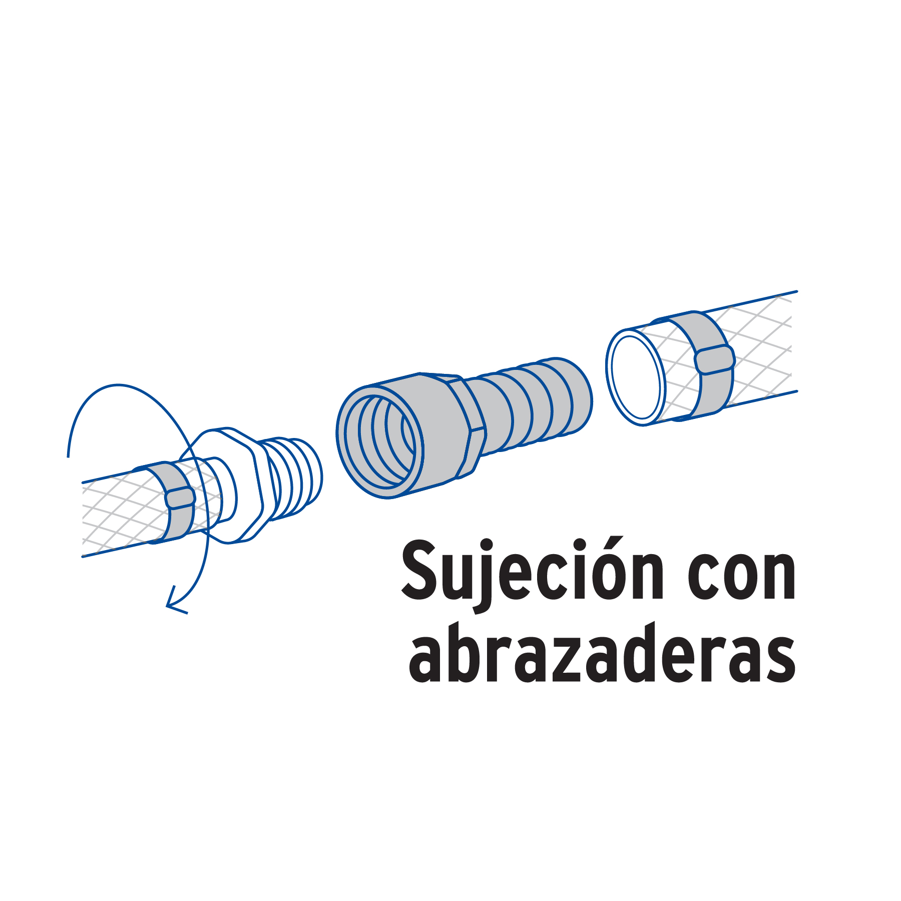 Adaptador hembra de latón 1/2' para manguera, FOSET - Imagen 4