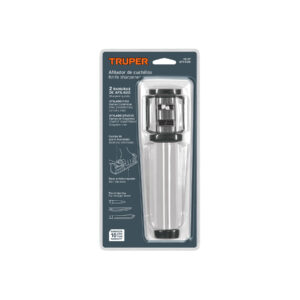 Afilador de cuchillos, cuerpo de acero inoxidable, TRUPER - Imagen 4