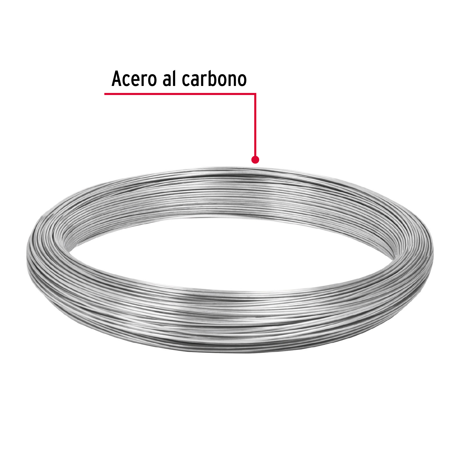 Kilo de alambre galvanizado, calibre 18, FIERO - Imagen 3