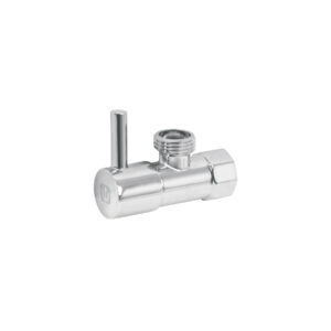 Llave angular 1/2',1/4 de vuelta, roscable, maneral palanca
