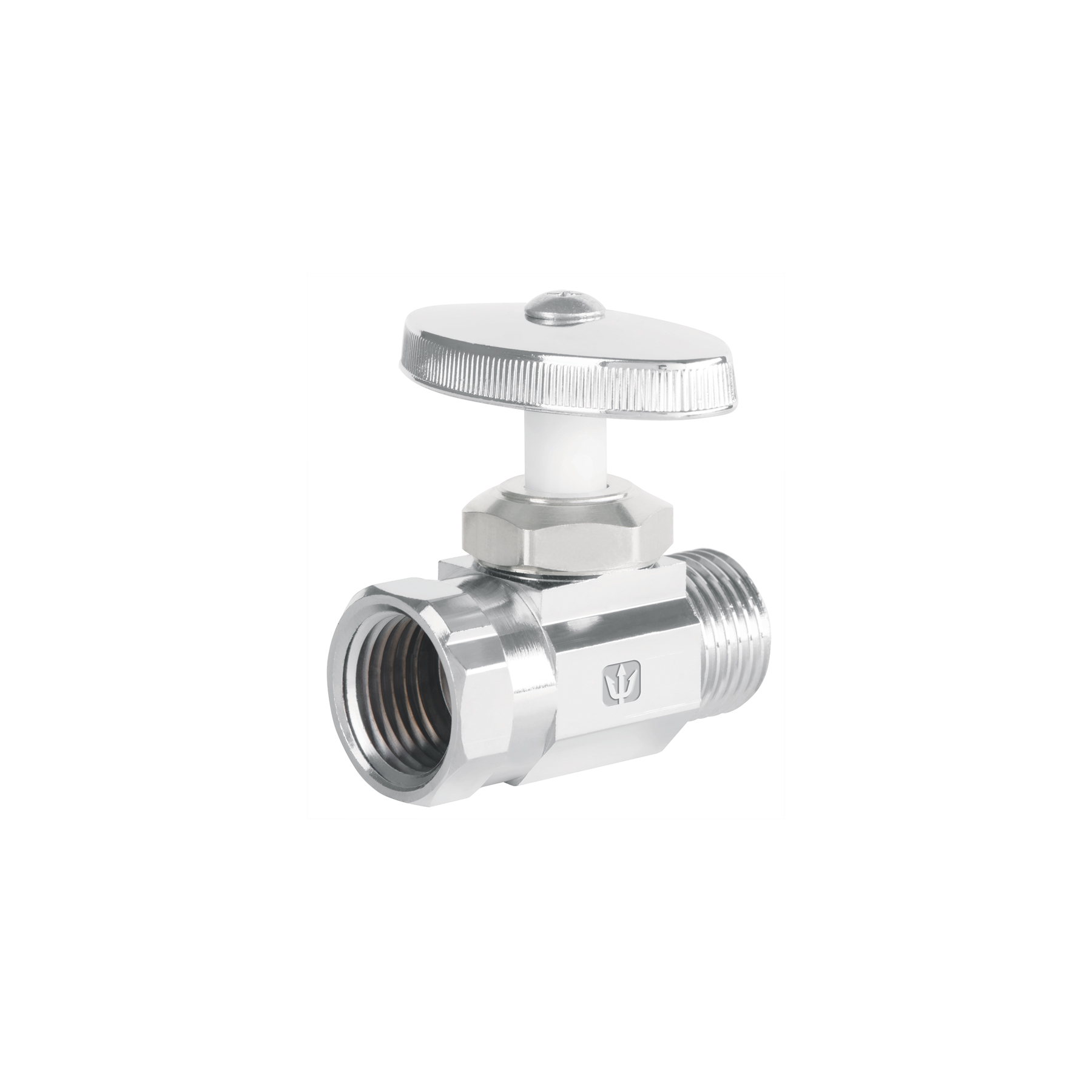 Llave angular recta 1/2',multivuelta, roscable, FOSET - Imagen 2