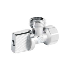 Llave angular 1/2', 1/4 de vuelta, roscable, blíster, BASIC