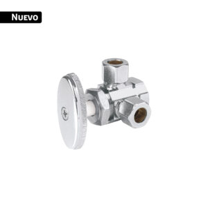 Alternative view of Llave ang. doble salida 3/8", multivuelta, barrilito, FOSET