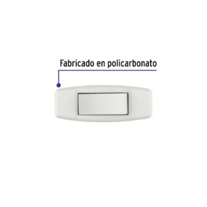 Interruptor de paso 3 A para lámpara, 127 V, VOLTECK - Imagen 3