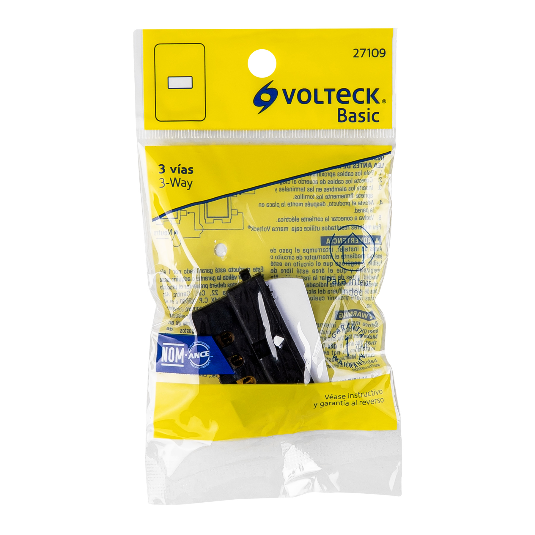 Interruptor de 3 vías, VOLTECK BASIC - Imagen 6