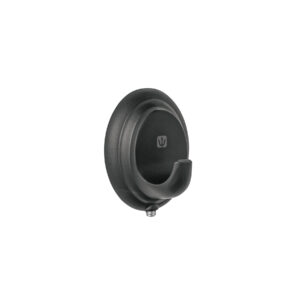 Gancho sencillo para toallas, negro, FOSET AQUA