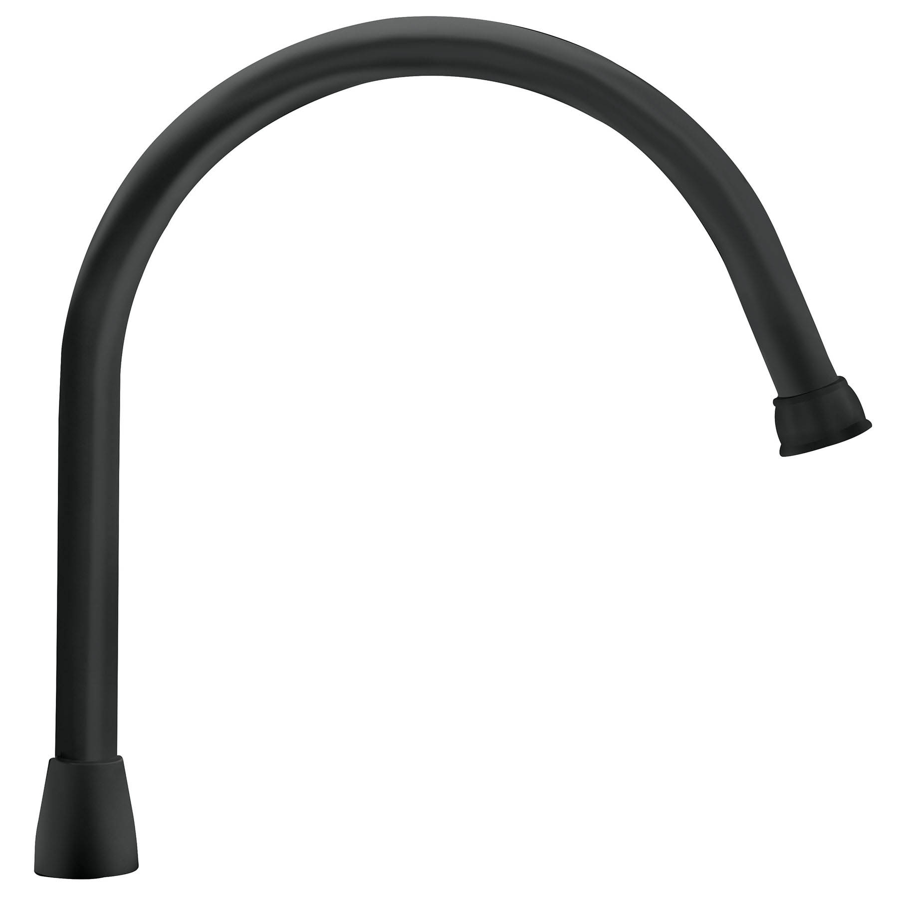 Cuello largo para mezcladora de fregadero, negro mate, AQUA