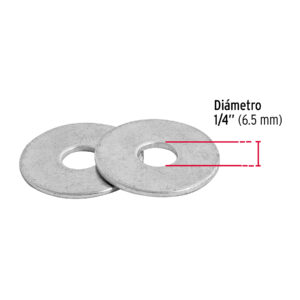 Bolsa de 1 kilo arandelas planas galvanizadas 1/4', FIERO - Imagen 4