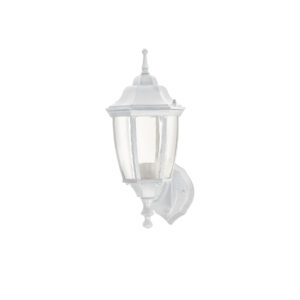 Alternative view of Arbotante tipo farol tradicional soportado p/exterior blanco