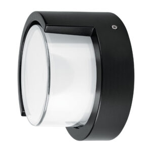 Arbotante LED exterior 10 W 3000K, 17 cm, redondo, VOLTECK