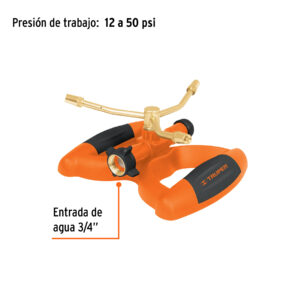 Aspersor metálico de 3 brazos con base plástica, TRUPER - Imagen 4