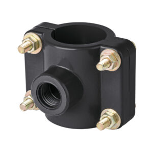Abrazadera para toma domiciliaria PP 1-1/2' x 1/2', FOSET