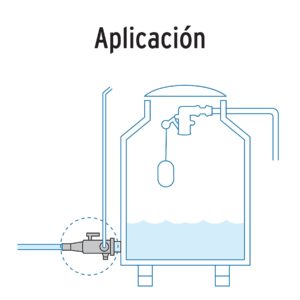 Multiconector polipropileno para tinaco, con válvula, FOSET - Imagen 4
