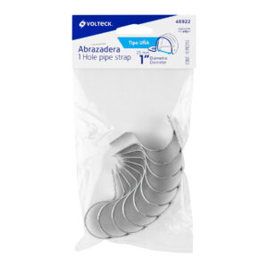 Bolsa c/10 abrazaderas tipo uña 1' p/tubo pared delgada - Imagen 6