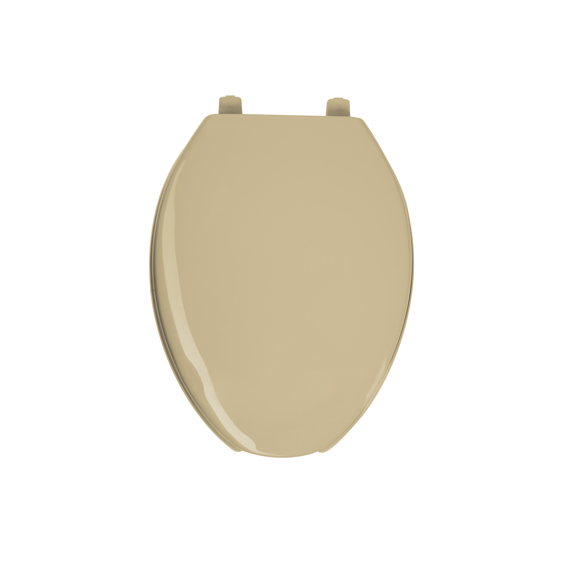 Asiento alargado para WC, abierto, beige, AQUA
