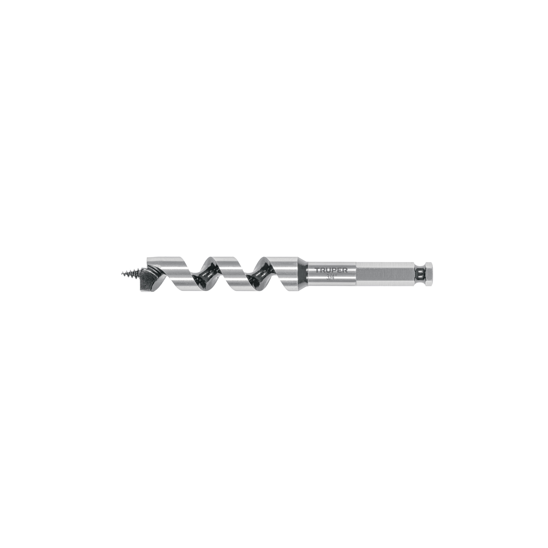 Broca auger tipo berbiquí 3/4' X 6', TRUPER