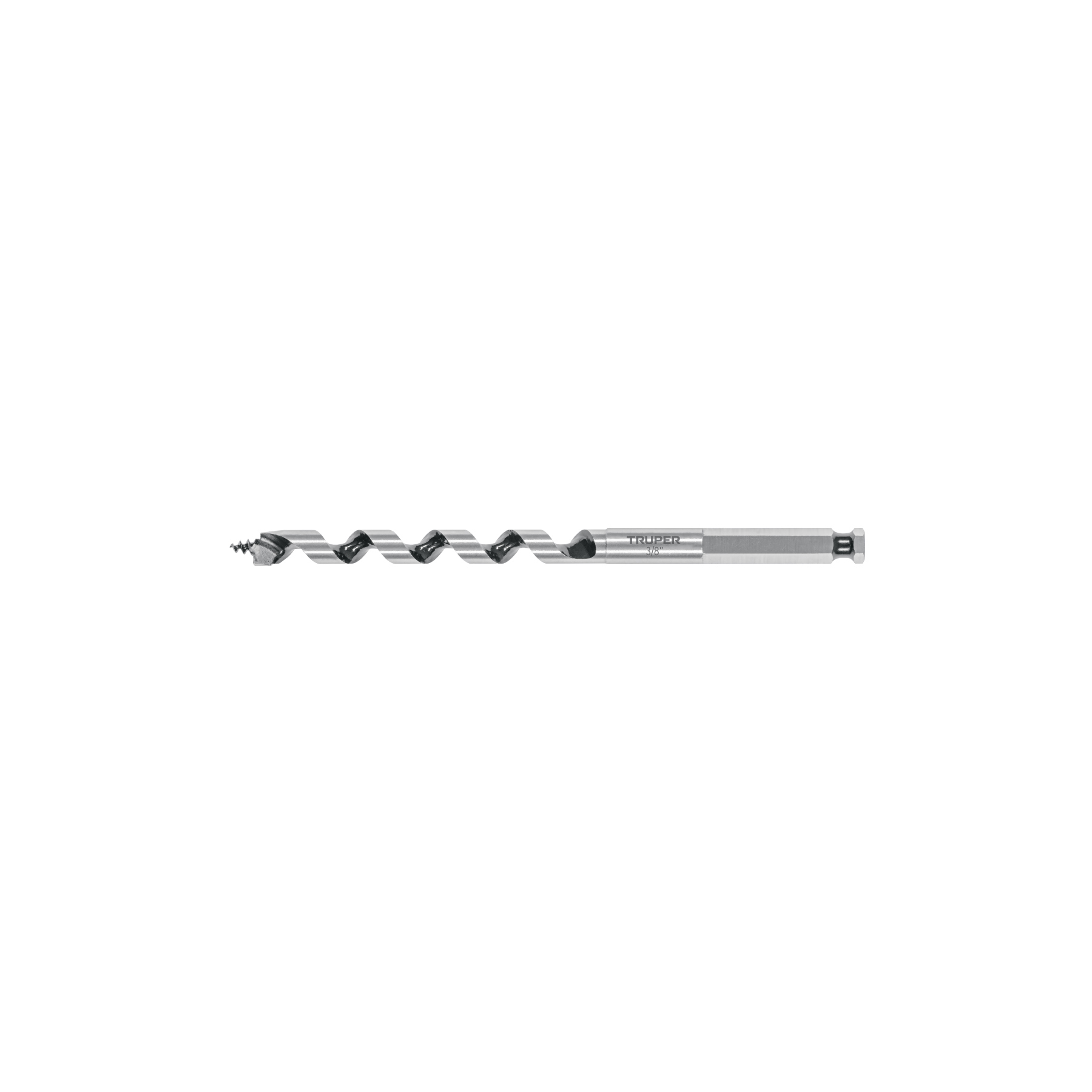 Broca auger tipo berbiquí 3/8' X 6', TRUPER - Imagen 2