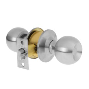 Cerradura tipo esfera, cilíndrico, entrada, cromo, BASIC - Imagen 3