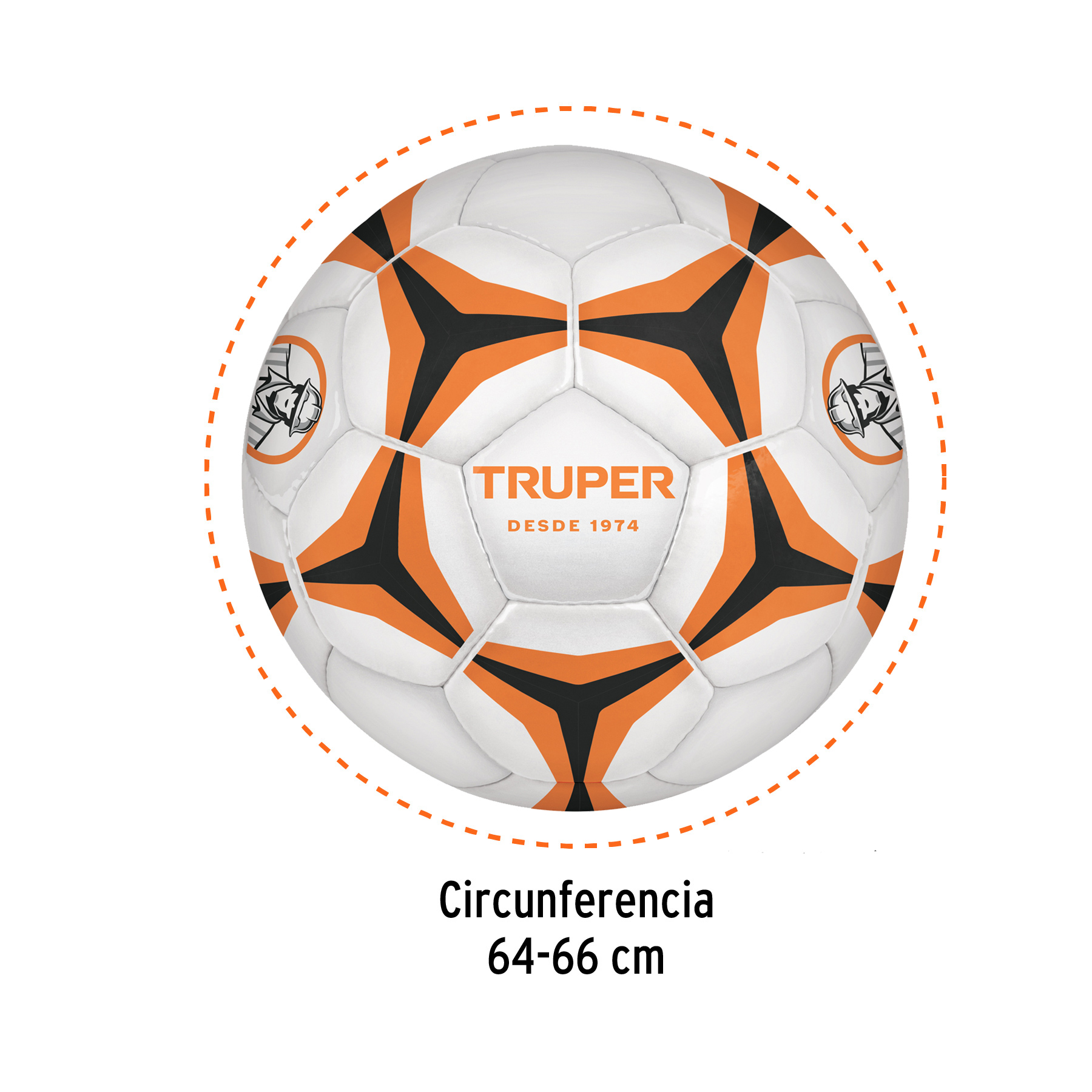 Balón de fútbol, No. 4, TRUPER - Imagen 4