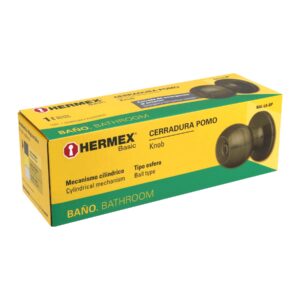 Cerradura tipo esfera, cilíndrico, baño, antiguo, BASIC - Imagen 7