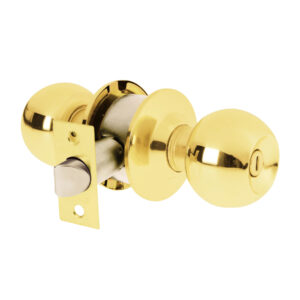 Cerradura tipo esfera, cilíndrico, baño, brillante, BASIC - Imagen 3