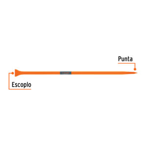 Barreta de punta de 7/8' x 100 cm, escoplo 60 mm, TRUPER - Imagen 3