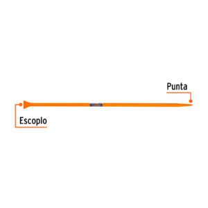 Barreta de punta de 1'x150 cm, escoplo 72 mm, TRUPER - Imagen 3