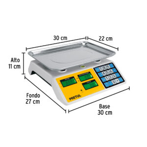 Báscula electrónica multifunciones 30 kg, PRETUL - Imagen 6
