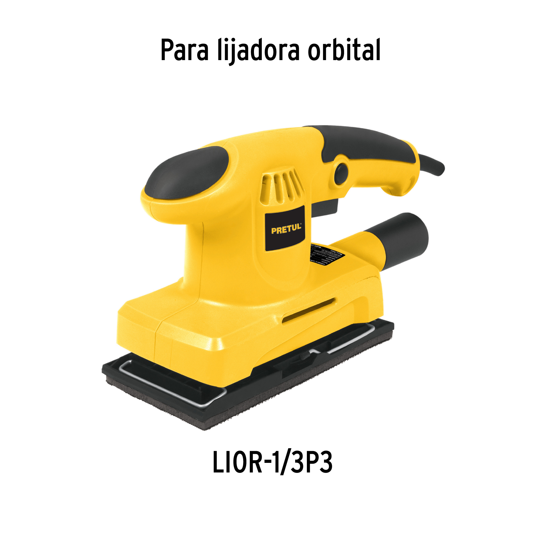 Base hook and loop para LIOR-1/3P3, PRETUL - Imagen 3