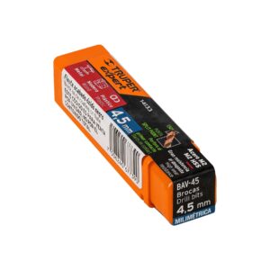 Broca HSS 4.5 mm Trugold para metal, TRUPER EXPERT - Imagen 5