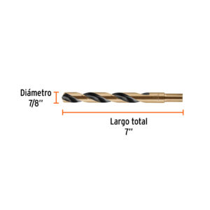 Broca HSS 5/8' Trugold para metal en blíster, EXPERT - Imagen 5
