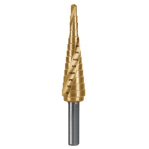 Alternative view of Broca escalonada titanio 13 escalones 1/8' a 1/2', EXPERT