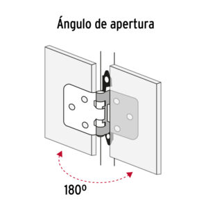 Bolsa con 2 bisagras parche de 7cm, latón antiguo, HERMEX - Imagen 5