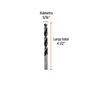 Broca con punta centradora para madera 5/16', TRUPER - Imagen 4