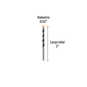 Broca con punta centradora para madera 5/32', TRUPER - Imagen 4