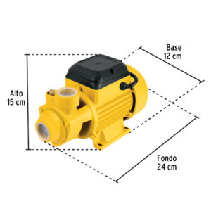 Bomba periférica 1/2HP, altura máx 20m, uso agrícola, PRETUL - Imagen 4