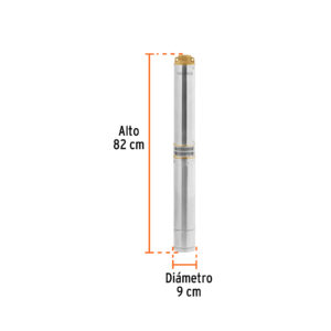 Bomba sumergible tipo bala 4', 1-1/2HP,agrícola, 220V,TRUPER - Imagen 4