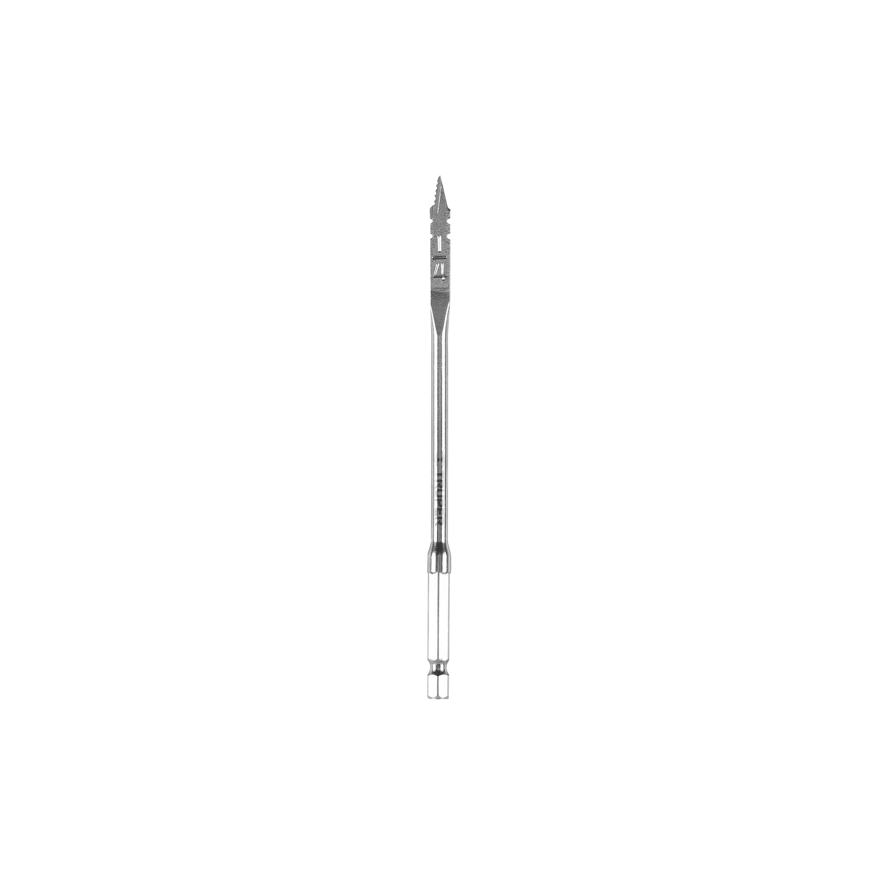 Broca plana de manita 1/4' para madera, TRUPER
