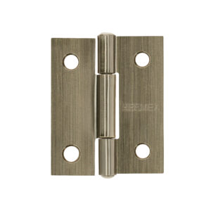 Bisagra rectangular 1-1/2' latón antiguo, HERMEX
