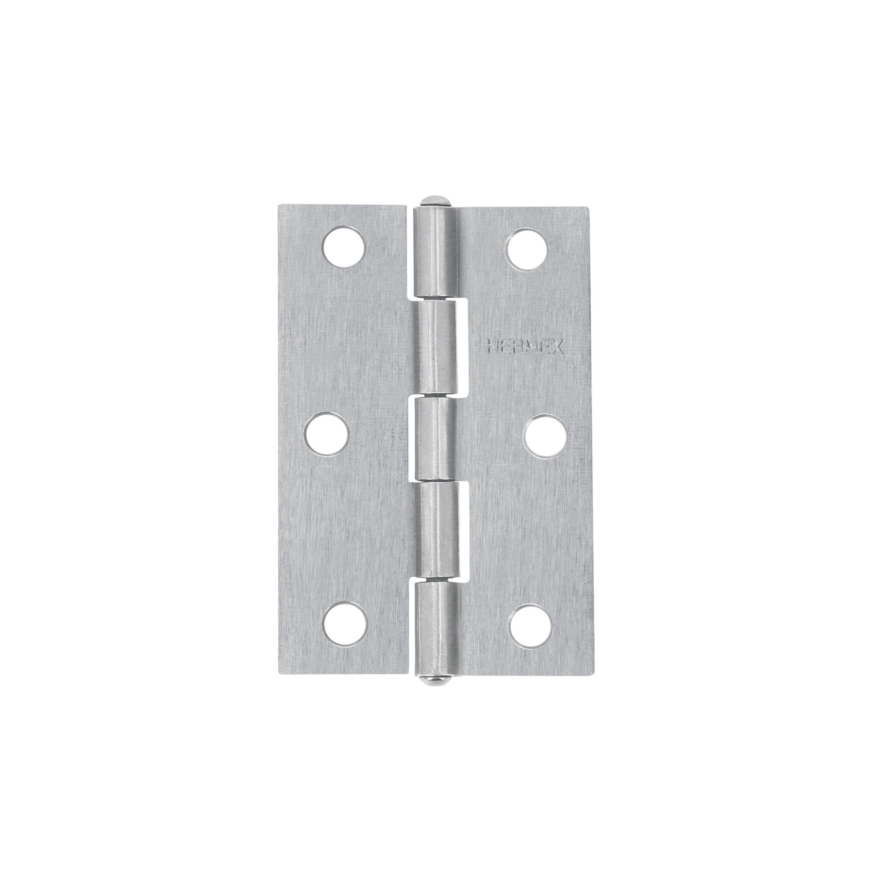 Bisagra rectangular 2-1/2' acero pulido, HERMEX