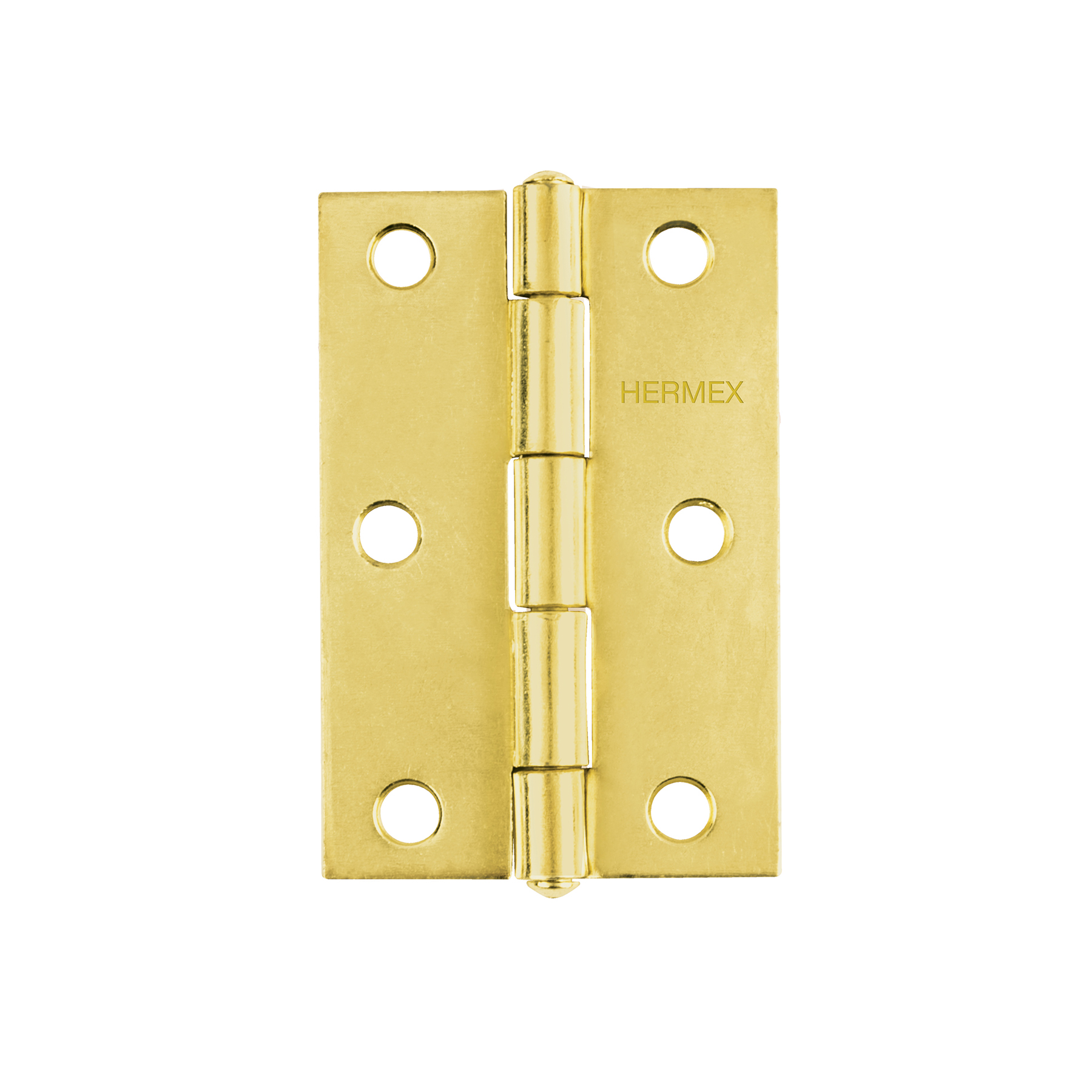 Bisagra rectangular 4' acero latonado, HERMEX - Imagen 2
