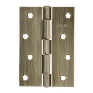 Bisagra rectangular 4' latón antiguo, HERMEX