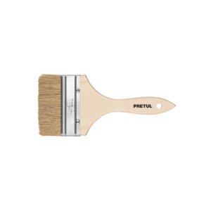 Brocha uso general de 4' con mango de madera, PRETUL